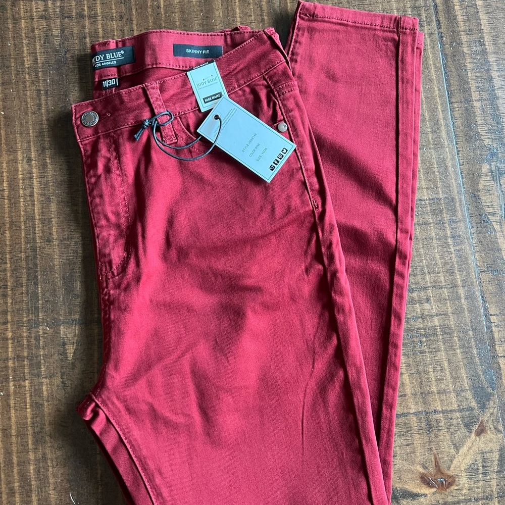 Judy Blue Wine Skinny Jeans
